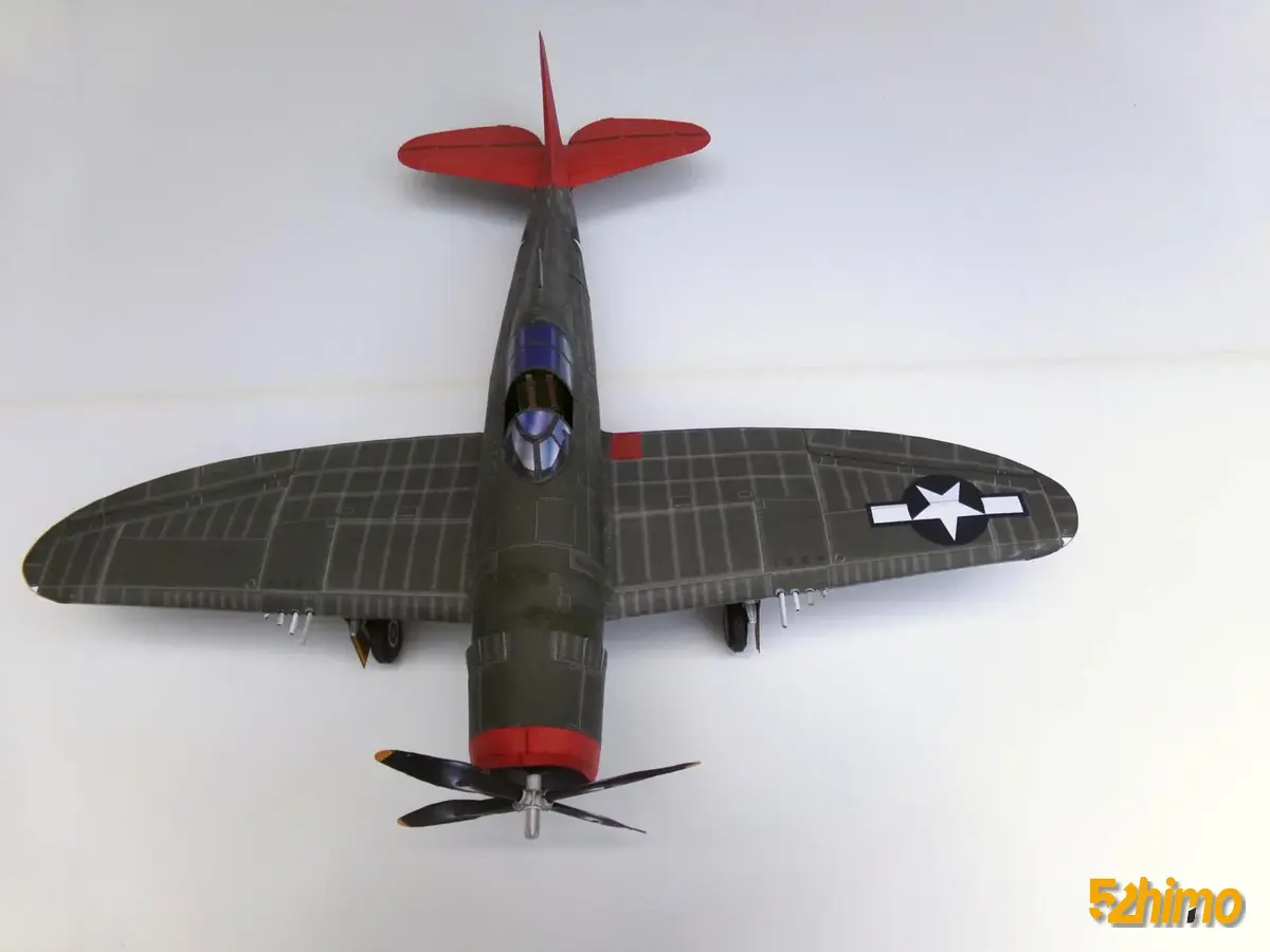 Republic P-47 Thunderbolt 美国P-47雷霆式战斗机纸模型纸模型配图 - 第3张 - 52纸模网