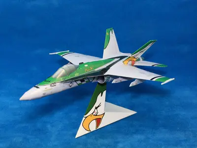 [Eastern] F/A-18C VF-195 VF400-52纸模网 - 海量纸模型图纸下载