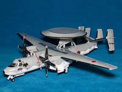 [Eastern] Grumman E-2C Hawkeye-52纸模网 - 海量纸模型图纸下载