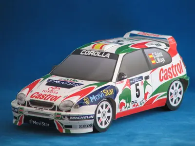 [Eastern] Toyota Corolla WRC 1998-52纸模网 - 海量纸模型图纸下载