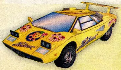 [JMK] Lamborghini Countach LP400-52纸模网 - 海量纸模型图纸下载