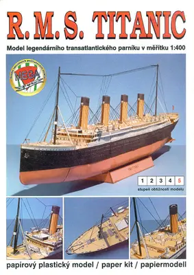 [MegaGraphic] RMS Titanic-52纸模网 - 海量纸模型图纸下载