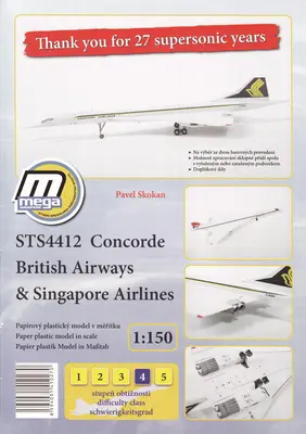 [MegaGraphic] STS 4412 Concorde-52纸模网 - 海量纸模型图纸下载