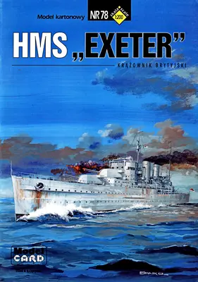 [ModelCard 078] HMS Exeter-52纸模网 - 海量纸模型图纸下载