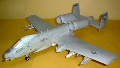 [P.Model] A-10 Thunderbolt II-52纸模网 - 海量纸模型图纸下载