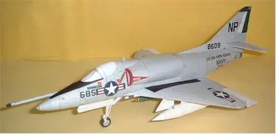 [P.Model] A-4C Skyhawk-52纸模网 - 海量纸模型图纸下载