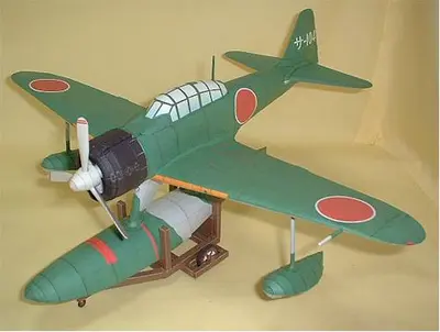 [P.Model] Nakajima A6M2-N-52纸模网 - 海量纸模型图纸下载