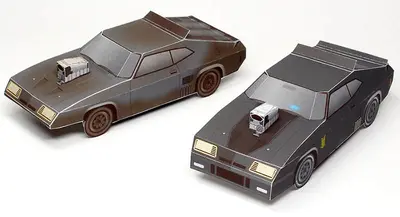[纸模型工房] Ford Falcon XB GT Interceptor Simplified Edition-52纸模网 - 海量纸模型图纸下载