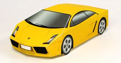 [纸模型工房] Lamborghini Gallardo-52纸模网 - 海量纸模型图纸下载