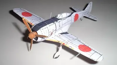 [Etsutan] Ki-44-52纸模网 - 海量纸模型图纸下载
