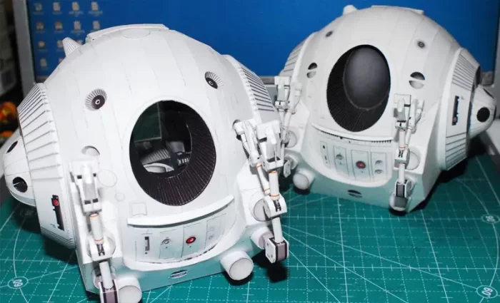 [UHU-02] 2001 A Space Odyssey - EVA pod Shuttle-52纸模网 - 海量纸模型图纸下载