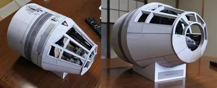 [UHU-02] Star Wars – Millennium Falcon cockpit-52纸模网 - 海量纸模型图纸下载