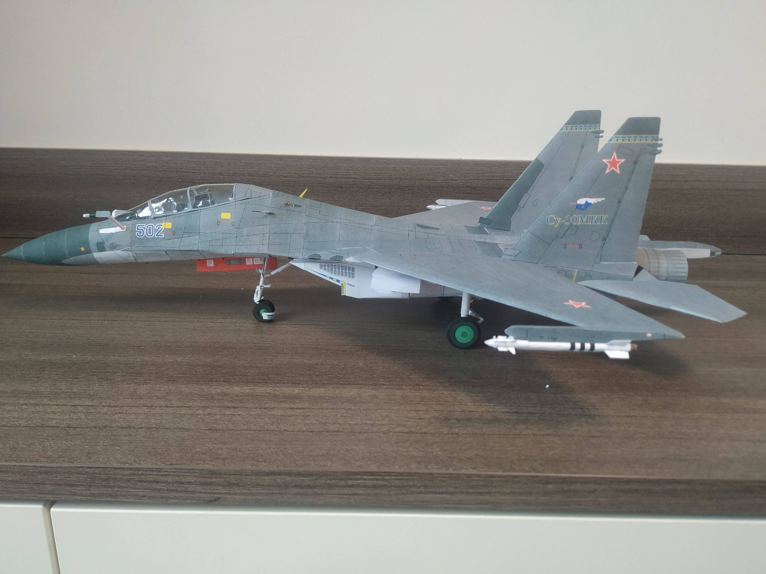 Modelik     su30mkk纸模-52纸模网 - 海量纸模型图纸下载