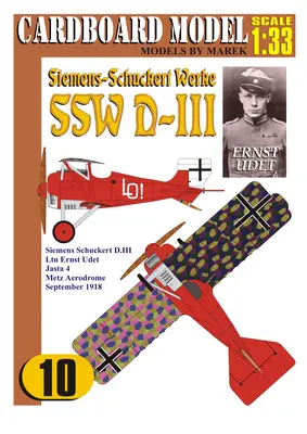 [Cardboard Model 10] Siemens Schuckert SSW D-52纸模网 - 海量纸模型图纸下载