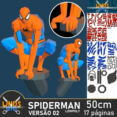 [DS - WNDS] Spider-Man 50cm-52纸模网 - 海量纸模型图纸下载