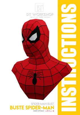 [DT Workshop] Spider-Man Bust-52纸模网 - 海量纸模型图纸下载