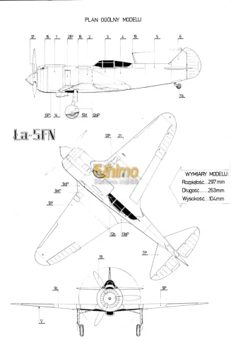 [Fly Model 111] Yak-9P & La 5FN-52纸模网 - 海量纸模型图纸下载