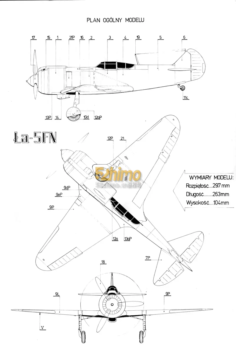 [Fly Model 111] Yak-9P & La 5FN-52纸模网 - 海量纸模型图纸下载