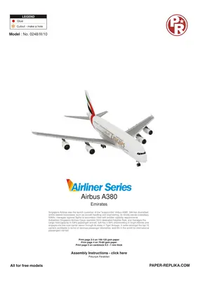 [Paper Replika] Airbus A380 Emirates-52纸模网 - 海量纸模型图纸下载