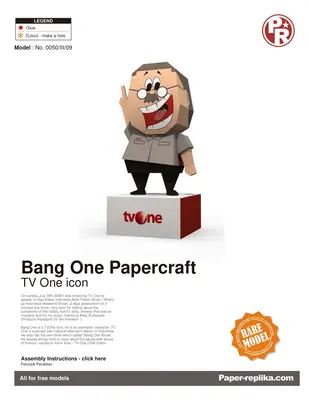 [Paper Replika] Bang One-52纸模网 - 海量纸模型图纸下载