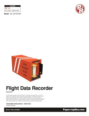 [Paper Replika] Black Box or Flight Data Recorder-52纸模网 - 海量纸模型图纸下载