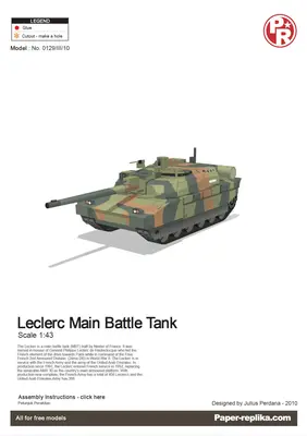 [Paper Replika] Leclerc-52纸模网 - 海量纸模型图纸下载