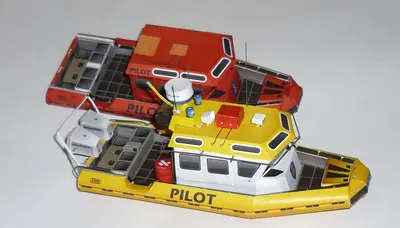 [Paper Replika] Lotsman Pilot Boat重涂版-52纸模网 - 海量纸模型图纸下载
