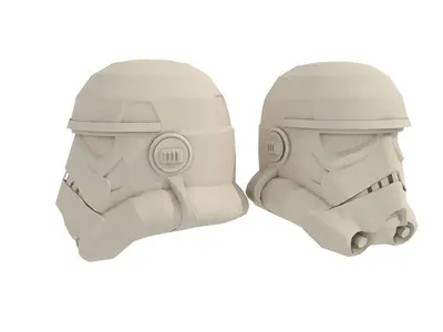 [Paper Replika] Star Wars - Stormtrooper Helmet with EVA Foam-52纸模网 - 海量纸模型图纸下载