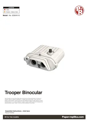 [Paper Replika] Star Wars - Trooper Binocular-52纸模网 - 海量纸模型图纸下载