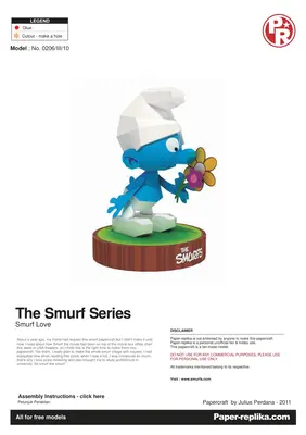 [Paper Replika] The Smurf Series-52纸模网 - 海量纸模型图纸下载