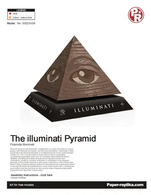 [Paper Replika] The illuminati Pyramid-52纸模网 - 海量纸模型图纸下载