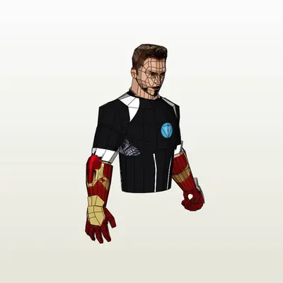 [Paper Replika] Tony Stark-52纸模网 - 海量纸模型图纸下载