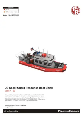 [Paper Replika] US Coast Guard Response Boat-52纸模网 - 海量纸模型图纸下载