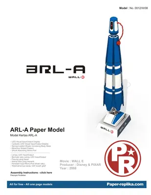 [Paper Replika] WALL-E - BRL-A-52纸模网 - 海量纸模型图纸下载