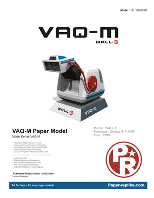 [Paper Replika] WALL-E - VAQ-M-52纸模网 - 海量纸模型图纸下载
