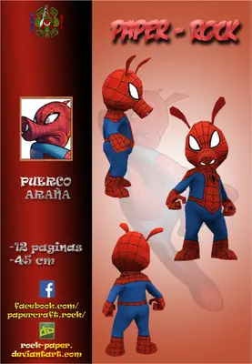 [Paper Rock] Spider Ham-52纸模网 - 海量纸模型图纸下载