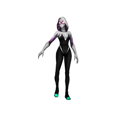 [Papermasters] Spider Gwen-52纸模网 - 海量纸模型图纸下载