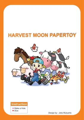 [Peri] Main Character of Harvest Moon Back to Nature-52纸模网 - 海量纸模型图纸下载