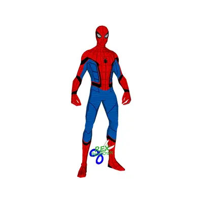[REX Papercraft] Spider-Man Homecoming-52纸模网 - 海量纸模型图纸下载
