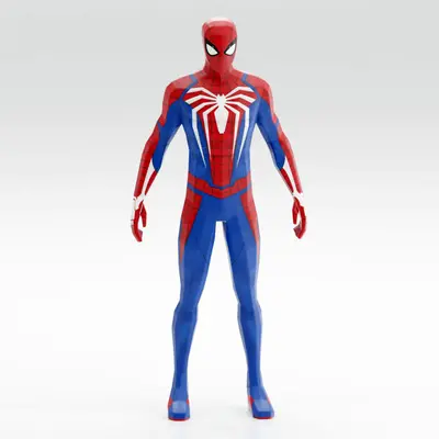 [Rhangga Adhiyaksa] Spider-Man Advanced Suit-52纸模网 - 海量纸模型图纸下载