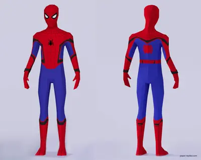 [Rhangga Adhiyaksa] Spider-Man Homecoming-52纸模网 - 海量纸模型图纸下载