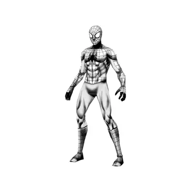 Spider-Man Armored-52纸模网 - 海量纸模型图纸下载