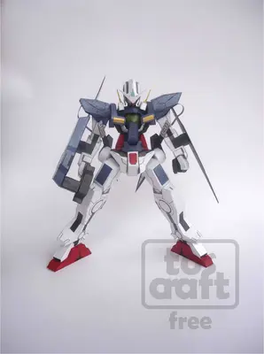 [Tos-Craft] GN-001 Gundam Exia-52纸模网 - 海量纸模型图纸下载
