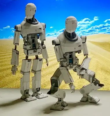 [UHU-02] Automata - Pilgrim 7000 Robot-52纸模网 - 海量纸模型图纸下载