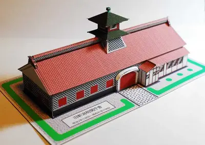 [UHU-02] Former Niigata Customs House-52纸模网 - 海量纸模型图纸下载
