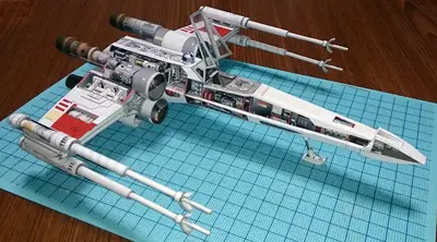 [UHU-02] Star Wars - X-Wing-52纸模网 - 海量纸模型图纸下载