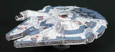 [UHU-02] Star Wars - YT-1300 Millennium Falcon-52纸模网 - 海量纸模型图纸下载