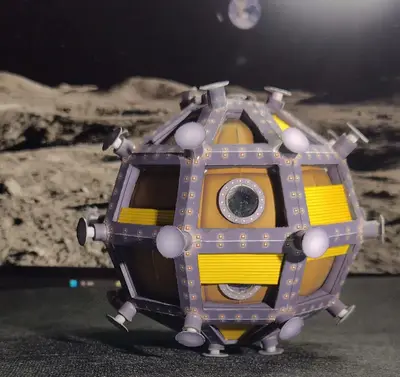 [UHU-02] The First Men in the Moon – The Sphere-52纸模网 - 海量纸模型图纸下载