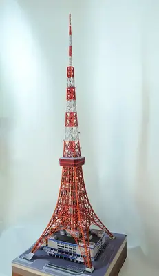[UHU-02] Tokyo Tower-52纸模网 - 海量纸模型图纸下载