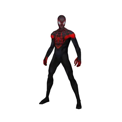 [Unfold Brazil] Spider-Man Miles Morales-52纸模网 - 海量纸模型图纸下载